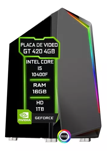 Pc Gamer Fácil Intel Core I5 10400f 16gb Gt 420 4gb Hd 1tb