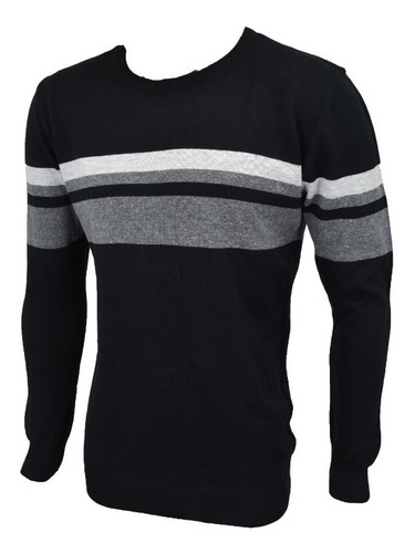 Imagen 2 de 4 de Sweater Tejido Pullover Algodón Acrílico Hombre Joemar