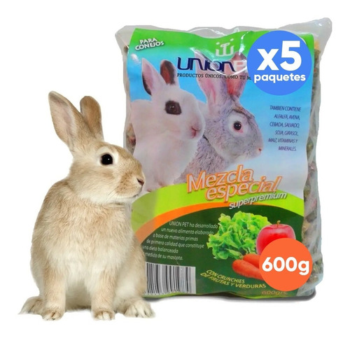 Alimento Conejos Mezcla Especial 3kg 