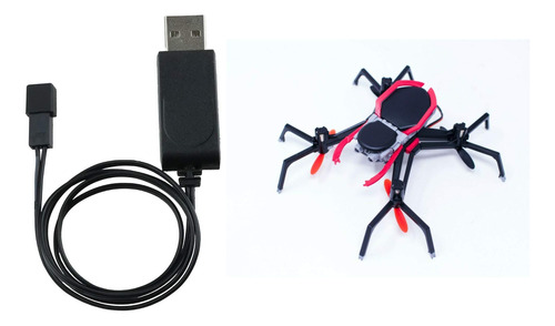 Cargador Usb De Bateria Compatible Con Dron Sky Viper Spider