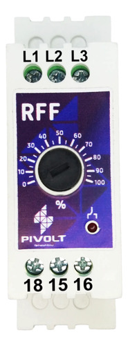 Relé Monitora Detecta Falta De Fase 220v Sem Neutro Din 35mm