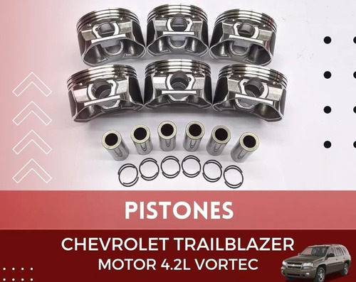 Juego De Pistones Trailblazer 4.2, Pasador 23.5 Mm Preguntar