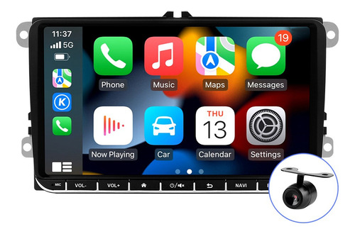 Estéreo Ram2g Carplay Para Vw Polo Vento Bora Golf Jetta Mk6