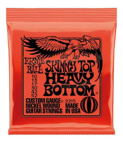 Encordoamento Guitarra 010 Heavy Bottom Slinky Ernie Ball