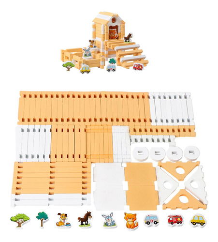 Juego De Bloques De Construcción Para Niños, Construcción