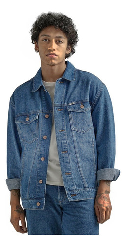 Campera Jean Hombre Wrangler Denim Classic Premium