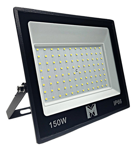Kit 10 Refletor Led 150w Holofote Prova D'água Frio