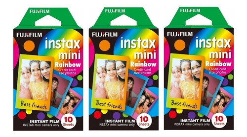 Rollo Fujifilm Instax Mini Rainbow Entrega X3 U. Entrega