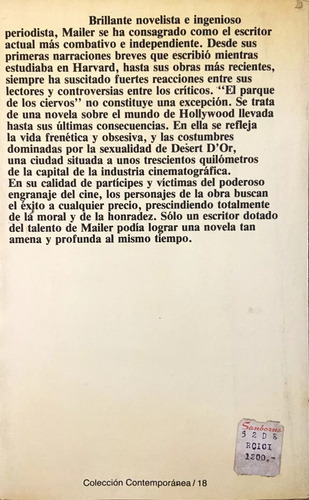 El Parque De Los Ciervos, Norman Mailer (Reacondicionado)
