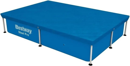 Cubre Piscina Rectangular Bestway 221x150cm Color Azul