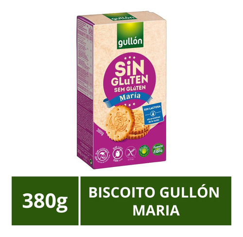 Biscoito Gullón, Maria, 380g, Sem Glúten