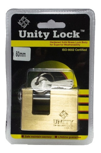 Candado Unity Anticizalla 60mm