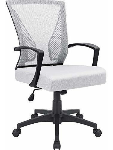 Silla De Oficina De Furmax Mid Back Swivel Lumbar Yq41 8