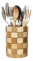 Comprar Soporte Para Cubiertos De Bambú, Organizador De Cubiertos, S