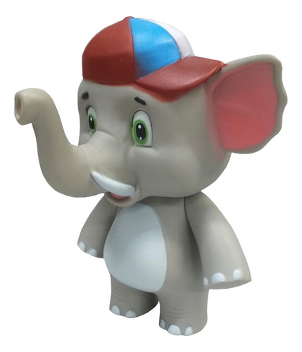 Elefante De Brinquedo Turma De Giramille 20cm Grande Tromba