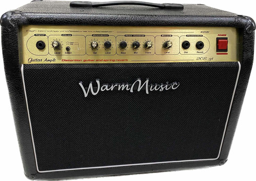 Amplificador Warm Music 208gt Guitarra Raridade Mostruario