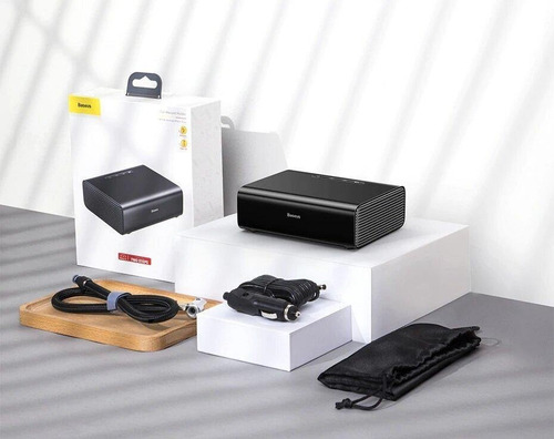 Baseus Compresor Portatil De Aire Bomba 12v Elegante Epa