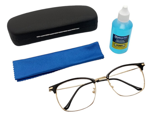 Lentes Computadora Fotocromaticos Antireflejantes Uso Diario Color Dorado Mistico
