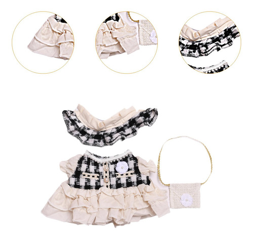 Moda Bonecas Vestido Terno Roupas Artesanais Bonito