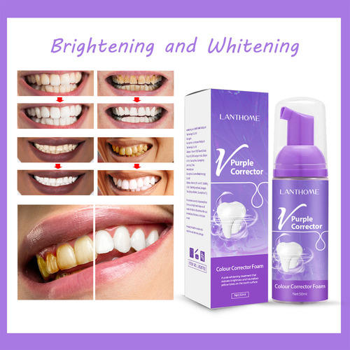 Creme Dental Remove Manchas E Dentes Bright Purple V Moussin