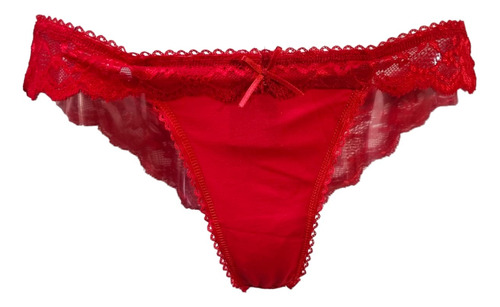 Cola Less De Encaje Puntilla Lencería Femenina Sexy Tanga