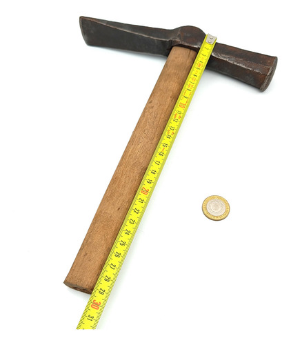 Martillo Piqueta Antigua Acero Mango Madera - Herramienta (Usado)