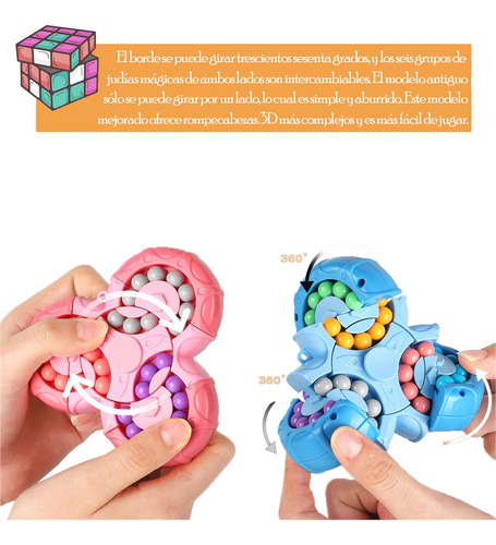 Juguetes Giratorios De Frijol Mágico, Cubo Mágico De Seis