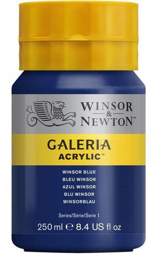 Tinta Acrílica Galeria Winsor & Newton 250ml Winsor Blue