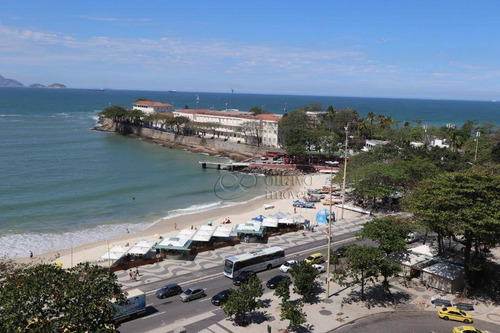 Cobertura Duplex - Alto Luxo - Posto 6 Atlantica, 430m2 2 Salões, 4 Quartos-suite 2 Vagas, Vista Total Posto 6 Ao Leme. - Ap8068