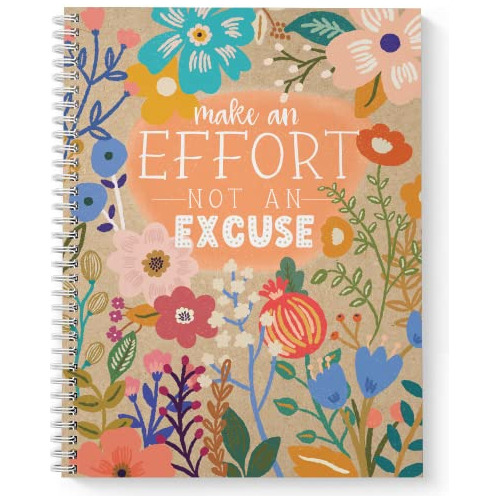 Cuaderno Espiral Motivacional Falso De 8.5  X 11  Tapa ...