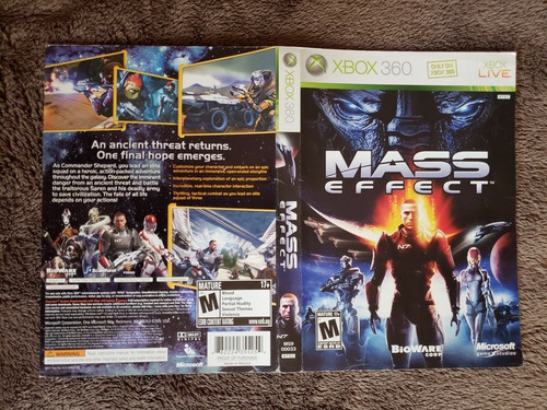 Mass Effect Portada Xbox 360 (Usado)