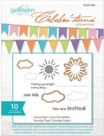 Spellbinders Celebrations Dies With Stamps - Sunny Days