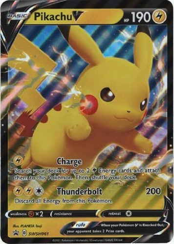 Pokemon Tcg - S & S - Pikachu V Jumbo Oversized Promo