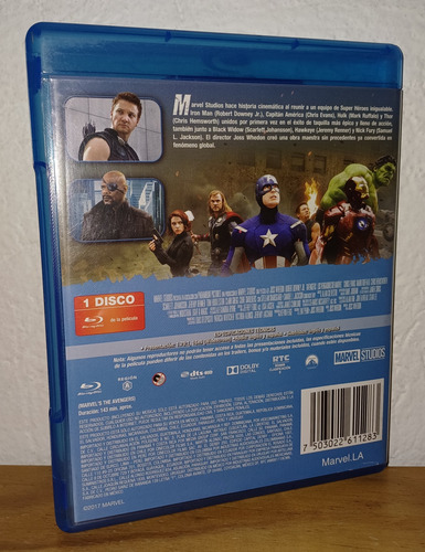 Blu-ray The Avengers - Los Vengadores De Marvel (Usado)