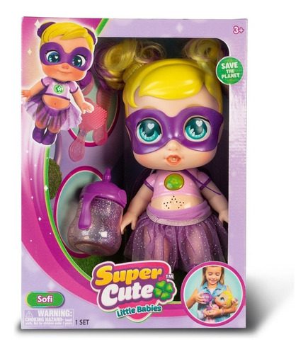 Muñeca Super Cute Little Babies: Glitzy Cool Sofi