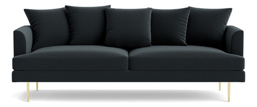 Sofa Confor 3 Cuerpos  Negro