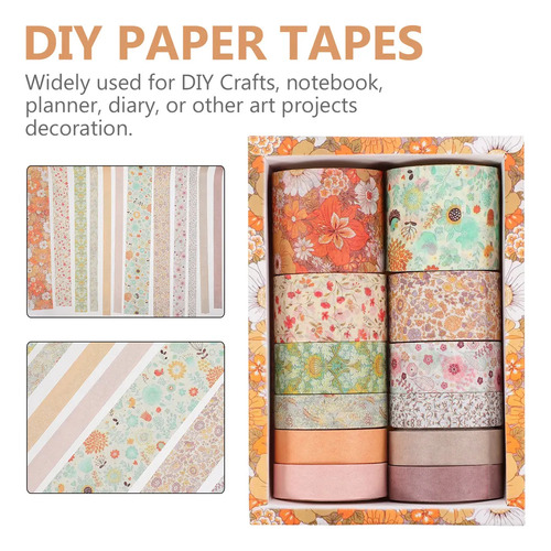 O Juego De Cintas Washi Japonesas Para Decoración, 12 Piezas