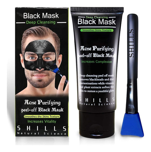 Shills Carbón Peel Off Máscara Máscaras Negro Máscara Para L