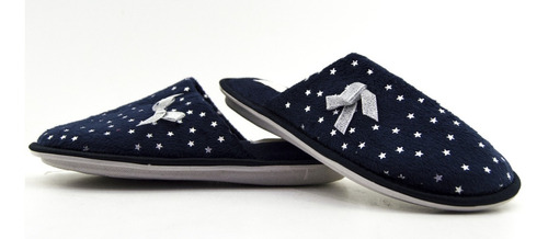 Confort Pantufla Color Azul Estrellas Mod. 3751