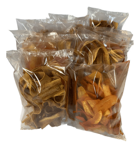 Pack De 12 Bolsas De Plátanos Fritos - 3 Sabores A Elegir