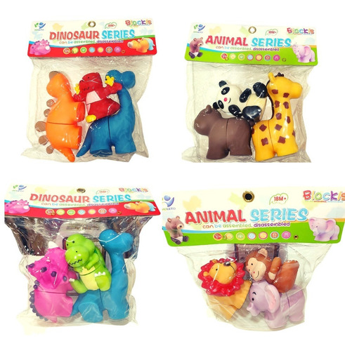 Animales De Encastre Pack X3 - Primera Infancia