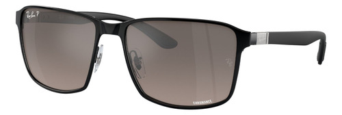 Lentes De Sol Polarizados & Espejados Ray-ban Rb3721ch1865j Color Negro