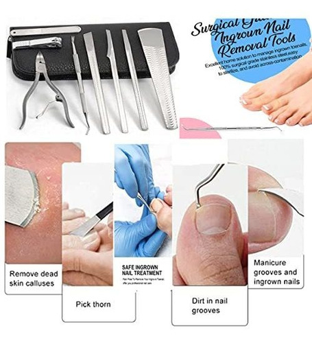 Cortaúñas, Kit De Herramientas Para Podólogos Encarnados, De