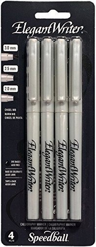 Speedball 2880 Elegant Writer 4 Calligraphy Marker Juego De