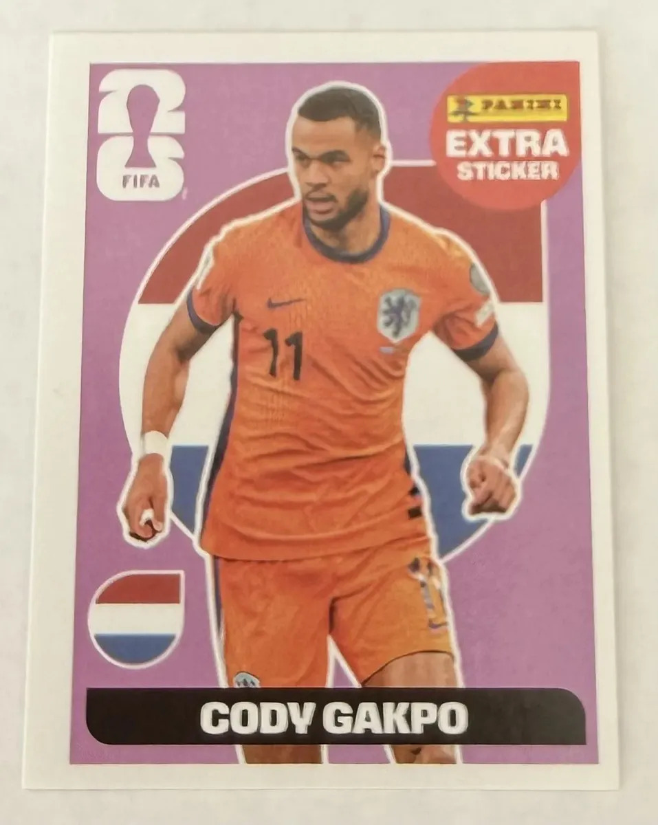 Figuritas Extras Panini Copa Del Mundo 2026 Cody Gakpo Base