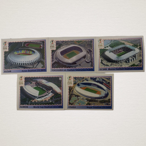 Estampas Panini Corea Japón 2002 Estadios