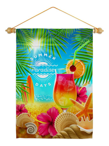 Juego De Banderines Breeze Decor Summer In Paradise Garden D