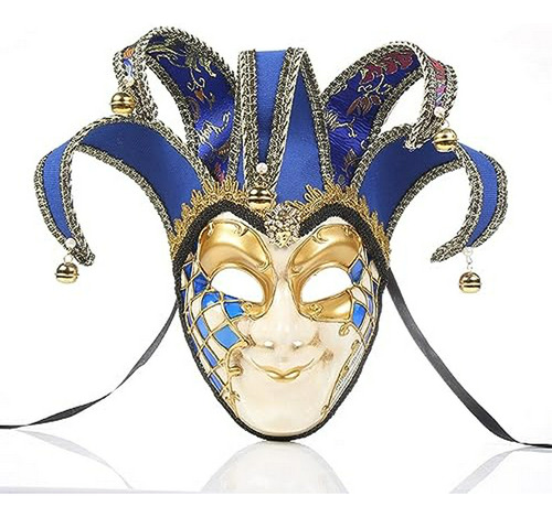 Máscara Veneciana Para Carnaval Y Fiesta De Halloween