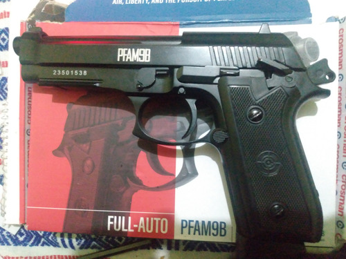 Pistola Pfam9b Semi/automática 19 Rondas Crosman 4.5 Bbs,