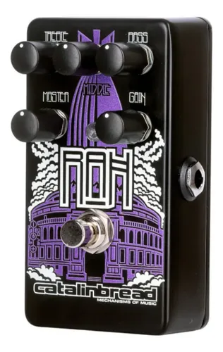 Pedal De Efeitos Overdrive Catalinbread Rah Com 3 Botões Ton